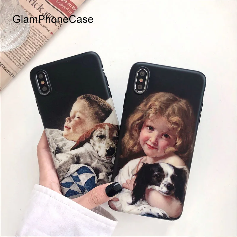 GlamPhoneCase чехол для телефона мальчиков и девочек iPhone X XS Max XR мягкий силиконовый 7 8 6 6s