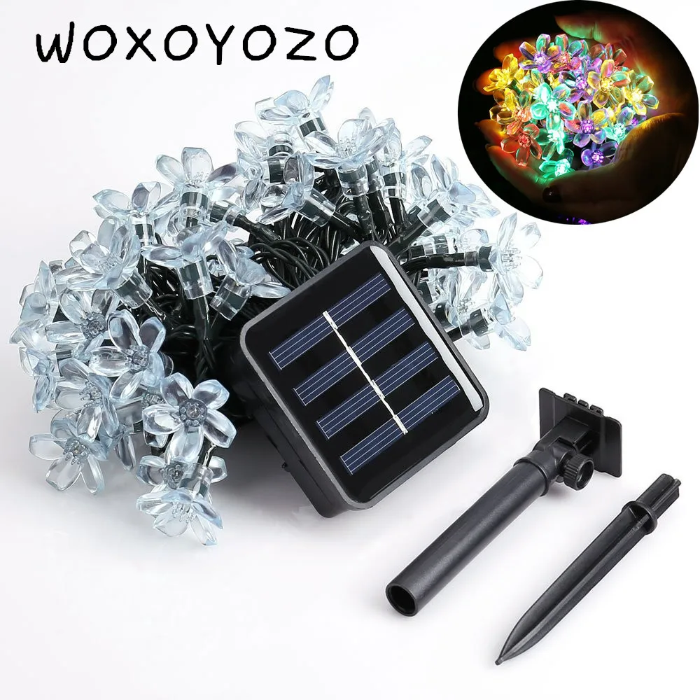 Solar String Lights 8M 60led Peach Flower Waterproof Outdoor Decoration Lighting XAMS Fariy Christmas Lights Garden Party Wedd
Solar String Lights 8M 60led Peach Flower Waterproof Outdoor Decoration Lighting XAMS Fariy Christmas Lights Garden Party Wedd