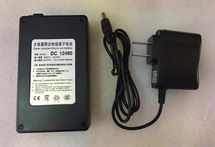 MasterFire 12V DC 4800mAh Lithium-ion Battery Rechargeable Portable Lithium Batteries Pack for CCTV Camera DC 12480
MasterFire 12V DC 4800mAh Lithium-ion Battery Rechargeable Portable Lithium Batteries Pack for CCTV Camera DC 12480