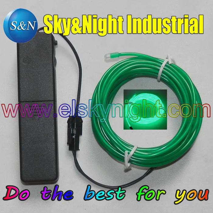 Green-3M EL Wire 2.3mm +Sound Activated-3V Portable Controller (with functions of Constant -Flashing-Off)
Green-3M EL Wire 2.3mm +Sound Activated-3V Portable Controller (with functions of Constant -Flashing-Off)