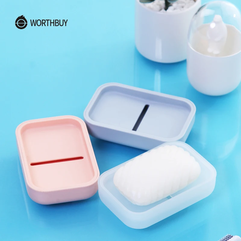 WORTHBUY Dual-purpose Soap Holder Portable Plastic Soap Dish Double Layer Water Drain Soap Box Case Storage Bathroom Accessories
WORTHBUY Dual-purpose Soap Holder Portable Plastic Soap Dish Double Layer Water Drain Soap Box Case Storage Bathroom Accessories