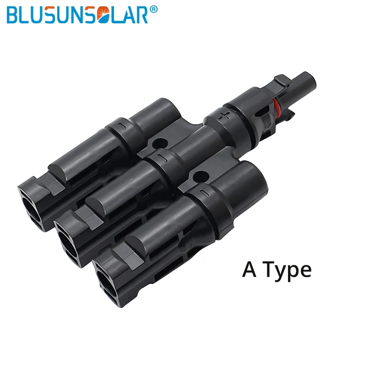 Blusunsolar IP67 3 To 1 T Branch Solar Connector Male Or Female 100% PP0 2.5mm Sq~6.0mm
Blusunsolar IP67 3 To 1 T Branch Solar Connector Male Or Female 100% PP0 2.5mm Sq~6.0mm