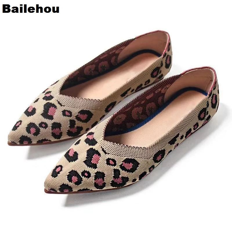 Bailehou New Fashion Spring Women Flats Shoes Leopard Women Shoes Flat Casual Single Shoes Ballerina Women Shallow Female Shoes
Bailehou New Fashion Spring Women Flats Shoes Leopard Women Shoes Flat Casual Single Shoes Ballerina Women Shallow Female Shoes