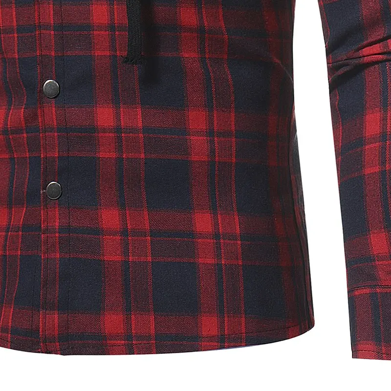 Vogue Teenager Nice New Autumn Plus Size 3XL Hat Plaid Shirt Men Hooded Cotton Shirt Punk Hip Hop Out Cap Casual Shirts Tops
Vogue Teenager Nice New Autumn Plus Size 3XL Hat Plaid Shirt Men Hooded Cotton Shirt Punk Hip Hop Out Cap Casual Shirts Tops