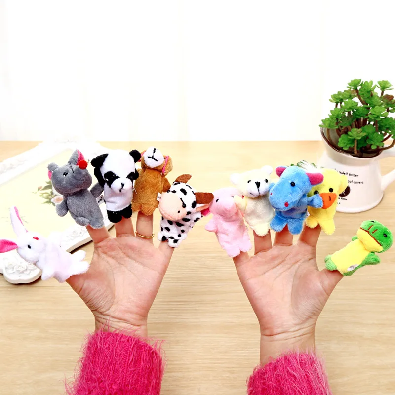 10PCS Cute Cartoon Biological Animal Finger Puppet Plush Toys Child Baby Favor Dolls Boys Girls Finger Puppets zk25
10PCS Cute Cartoon Biological Animal Finger Puppet Plush Toys Child Baby Favor Dolls Boys Girls Finger Puppets zk25