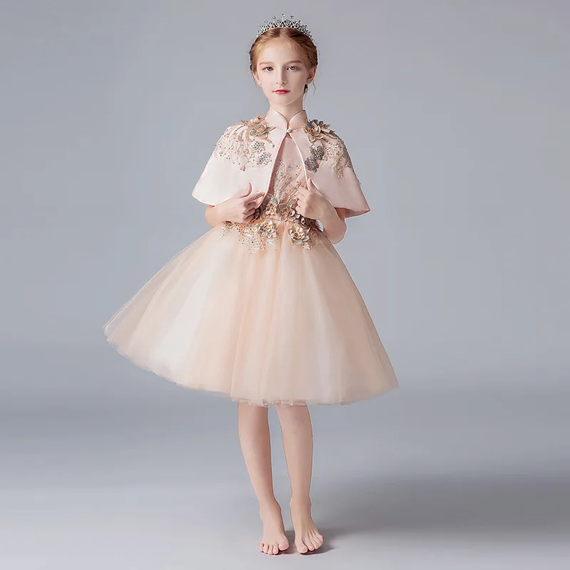 2019 New Lace Wedding Holy Dress the Flower Girl Zipper Party Banquet Show Ball Vestidos De Fiesta | Свадьбы и торжества
