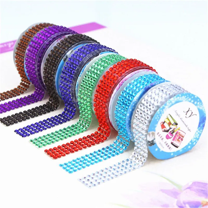 Bling Self-Adhesive Diamond Rhinestones Stick On Scrapbooking Sticker Tape Cellphone Gift Wrapping Wall Album Decorating Supply
Bling Self-Adhesive Diamond Rhinestones Stick On Scrapbooking Sticker Tape Cellphone Gift Wrapping Wall Album Decorating Supply