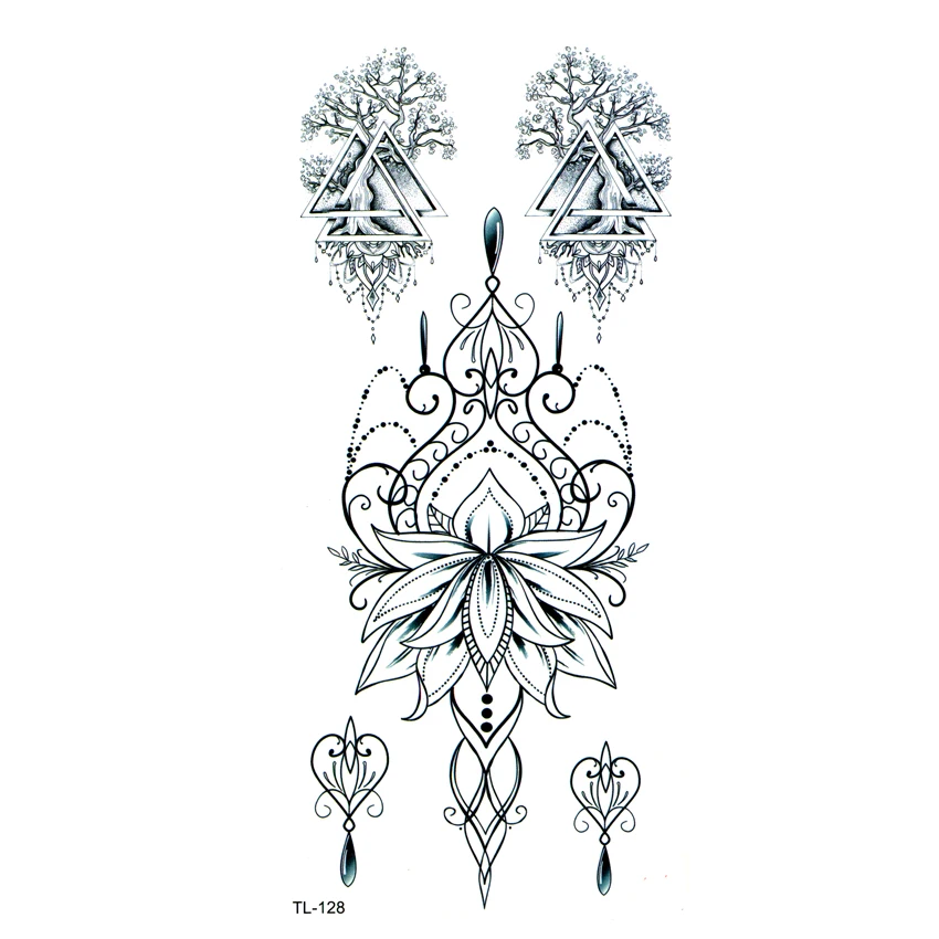 Lotus Crown Waterproof Temporary Tattoos Men Tree Tatuagem Henna Tattoo Stickers Beauty Flowers Kids Tatoo For Girl
Lotus Crown Waterproof Temporary Tattoos Men Tree Tatuagem Henna Tattoo Stickers Beauty Flowers Kids Tatoo For Girl