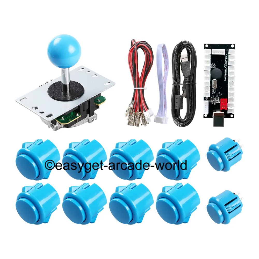Arcade Control Panel China Sawna Joystick + 10 x Push Button + USB Encoder Board To Raspberry Pi Retropie 3 Model B Project DIY
Arcade Control Panel China Sawna Joystick + 10 x Push Button + USB Encoder Board To Raspberry Pi Retropie 3 Model B Project DIY