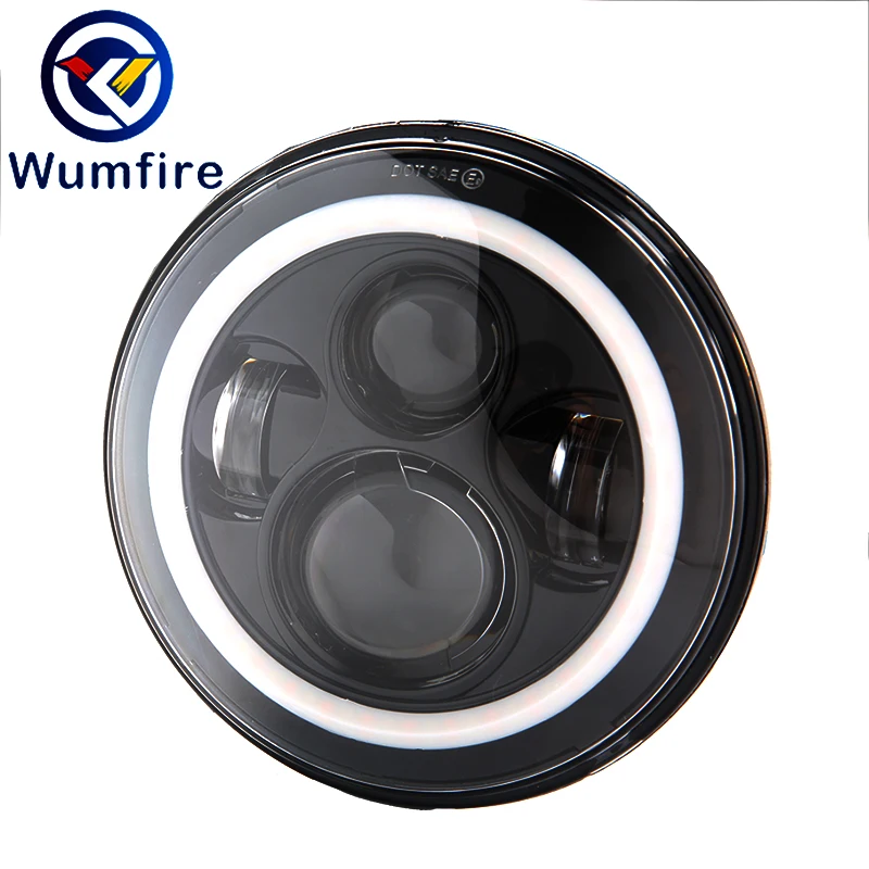 7 inch Round LED Motorcycle Lamp Assembly LED headlight 75w Hi-Low Beam with Signal Lamp with Angler Eye Bulb For Harley Moto
7 inch Round LED Motorcycle Lamp Assembly LED headlight 75w Hi-Low Beam with Signal Lamp with Angler Eye Bulb For Harley Moto