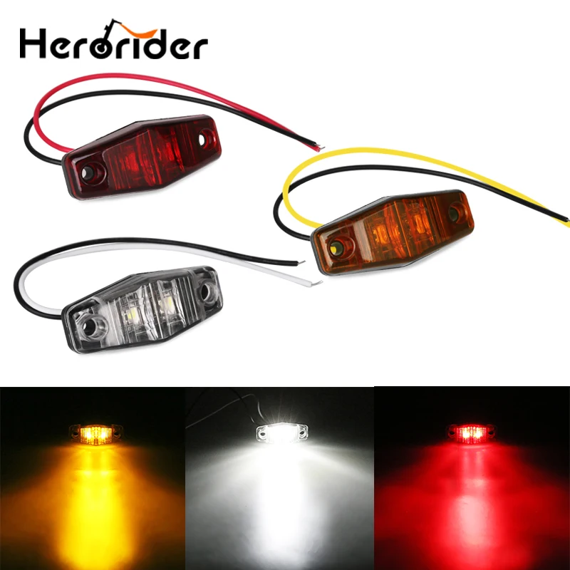 1 Pcs Truck Trailer LED Side Marker Light Clearance Lamp 12V 24V Car Piranha Caravan BUS Rear Lamp Lights Amber White 
1 Pcs Truck Trailer LED Side Marker Light Clearance Lamp 12V 24V Car Piranha Caravan BUS Rear Lamp Lights Amber White