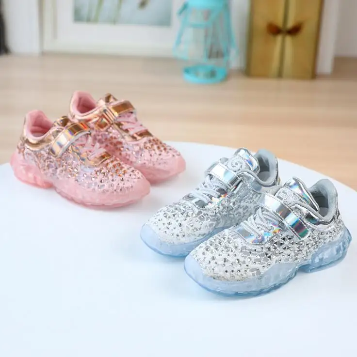 2019 New Spring Crystal Sequins Girls Casual Shoes Children's Sneakers Baby Toddler Antiskid Sports Shoes For Kids Running Shoes
2019 New Spring Crystal Sequins Girls Casual Shoes Children's Sneakers Baby Toddler Antiskid Sports Shoes For Kids Running Shoes