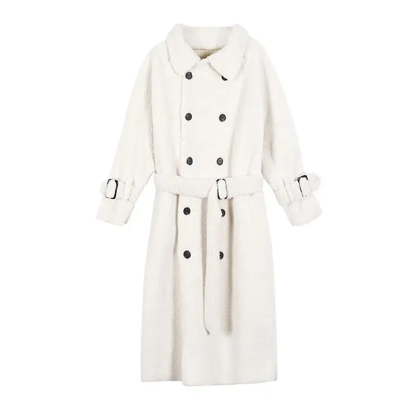 Women 2019 New Autumn Winter Faux Lambswool Overcoats Female Casual Loose Solid Wool Blends Coat Ladies Warm Woolen Outwear V555
Women 2019 New Autumn Winter Faux Lambswool Overcoats Female Casual Loose Solid Wool Blends Coat Ladies Warm Woolen Outwear V555