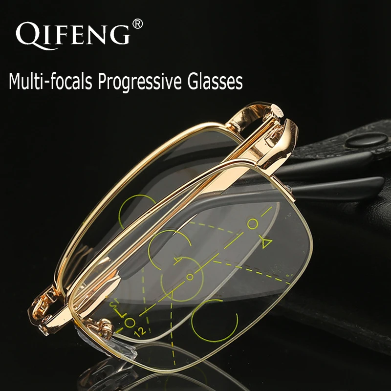 Folding Multi-focal Progressive Reading Glasses Men Women Flodable Presbyopic Eyeglasses Male +1.0+1.5+2.0+2.5+3.0 QF225
Folding Multi-focal Progressive Reading Glasses Men Women Flodable Presbyopic Eyeglasses Male +1.0+1.5+2.0+2.5+3.0 QF225