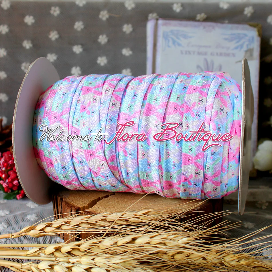 FLRA FOE Easter printed elastic printed fold over elastic wholesale 5/8 foe 100yards
FLRA FOE Easter printed elastic printed fold over elastic wholesale 5/8 foe 100yards