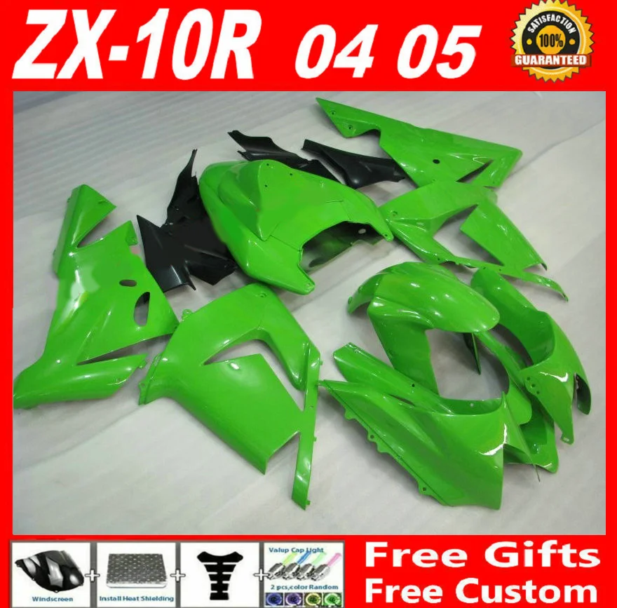 Комплект обтекателей для Kawasaki Ninja ZX10R 04 05, черно-зеленый комплект обтекателей ZX10R 2004 2005 GY58
Комплект обтекателей для Kawasaki Ninja ZX10R 04 05, черно-зеленый комплект обтекателей ZX10R 2004 2005 GY58