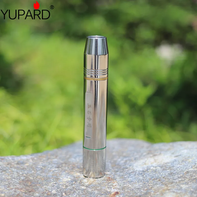YUPARD Q5 LED stainless steel jade glare flashlight 3modes 18650 rechargeable battery yellow light outdoor mini | Освещение