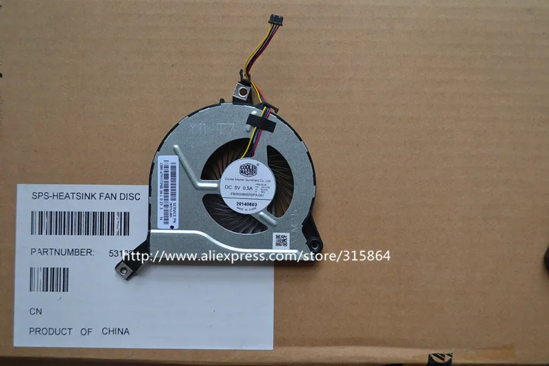 Новый вентилятор охлаждения для ноутбука HP Pavilion 14 15-P 767776-001 DC 5V 0.5A
Новый вентилятор охлаждения для ноутбука HP Pavilion 14 15-P 767776-001 DC 5V 0.5A