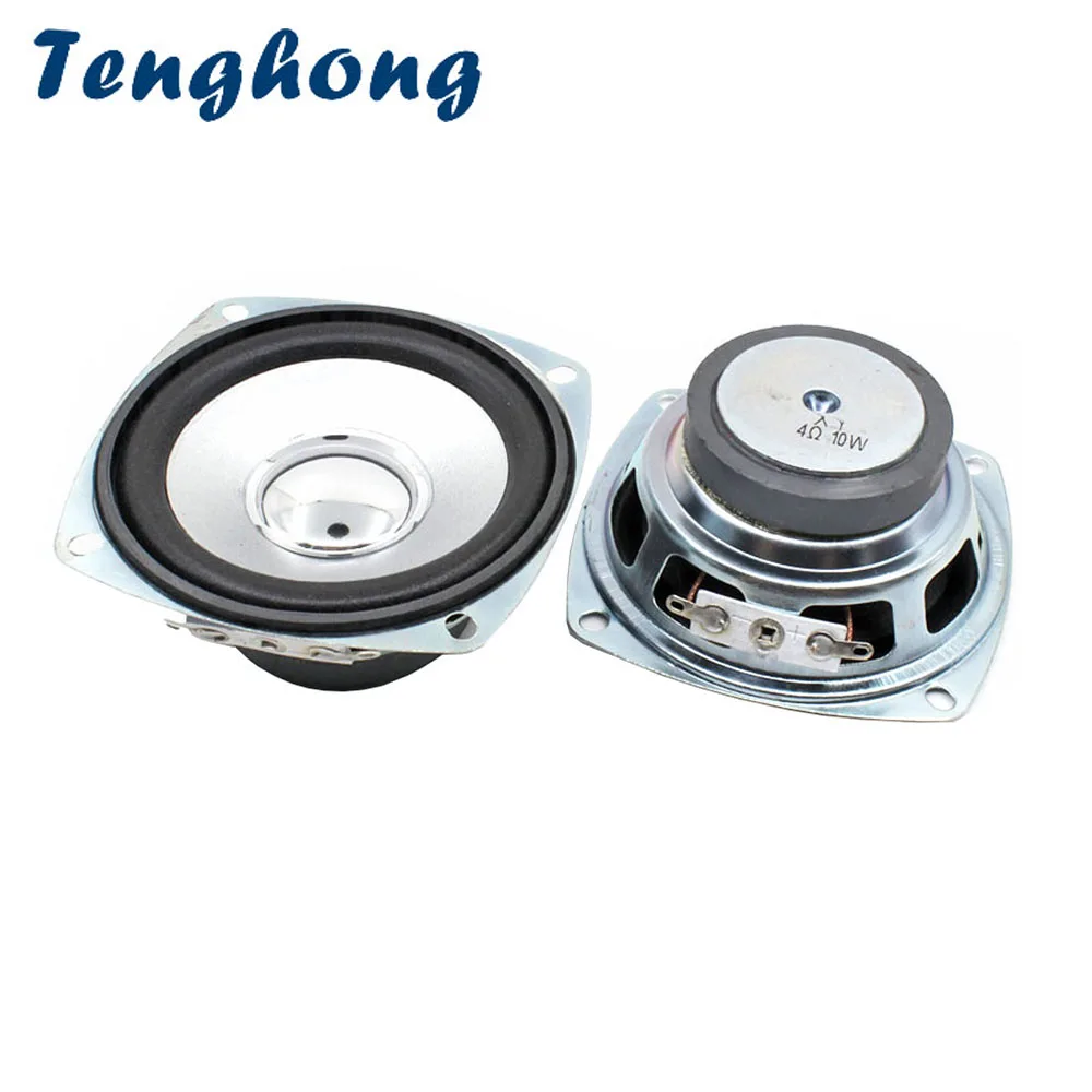 Tenghong 2pcs 3 Inch Full Range Speakers 4Ohm 10W 78MM Square Portable Audio Speaker Unit For Home Theater Loudspeakers DIY
Tenghong 2pcs 3 Inch Full Range Speakers 4Ohm 10W 78MM Square Portable Audio Speaker Unit For Home Theater Loudspeakers DIY