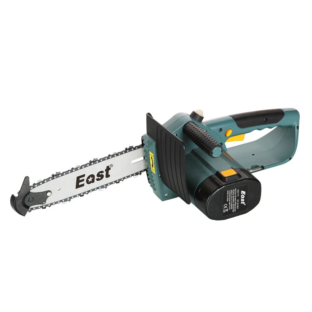 East Garden Power Tools ET2506 18V 2000mA.h Ni-cd battery Chainsaw 10'Bar and Chain cordless chainsaw rechargeable Electric Saw
East Garden Power Tools ET2506 18V 2000mA.h Ni-cd battery Chainsaw 10'Bar and Chain cordless chainsaw rechargeable Electric Saw