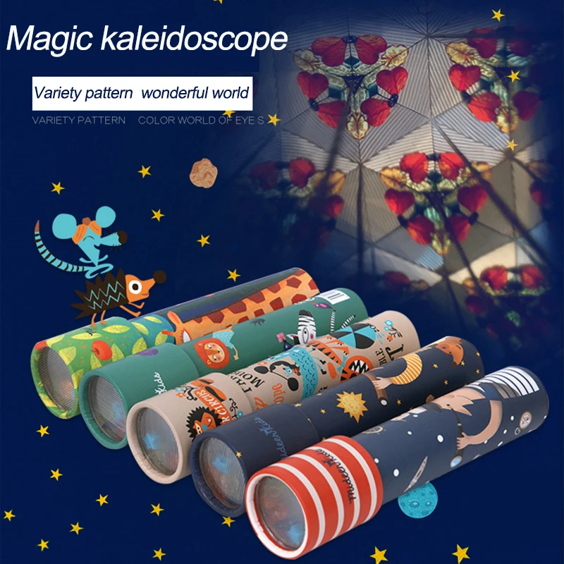 Imaginative Cartoon Animals 3D Kaleidoscope Paper Card Kaleidoscope Colorful World Toys give Christmas gifts for children
Imaginative Cartoon Animals 3D Kaleidoscope Paper Card Kaleidoscope Colorful World Toys give Christmas gifts for children