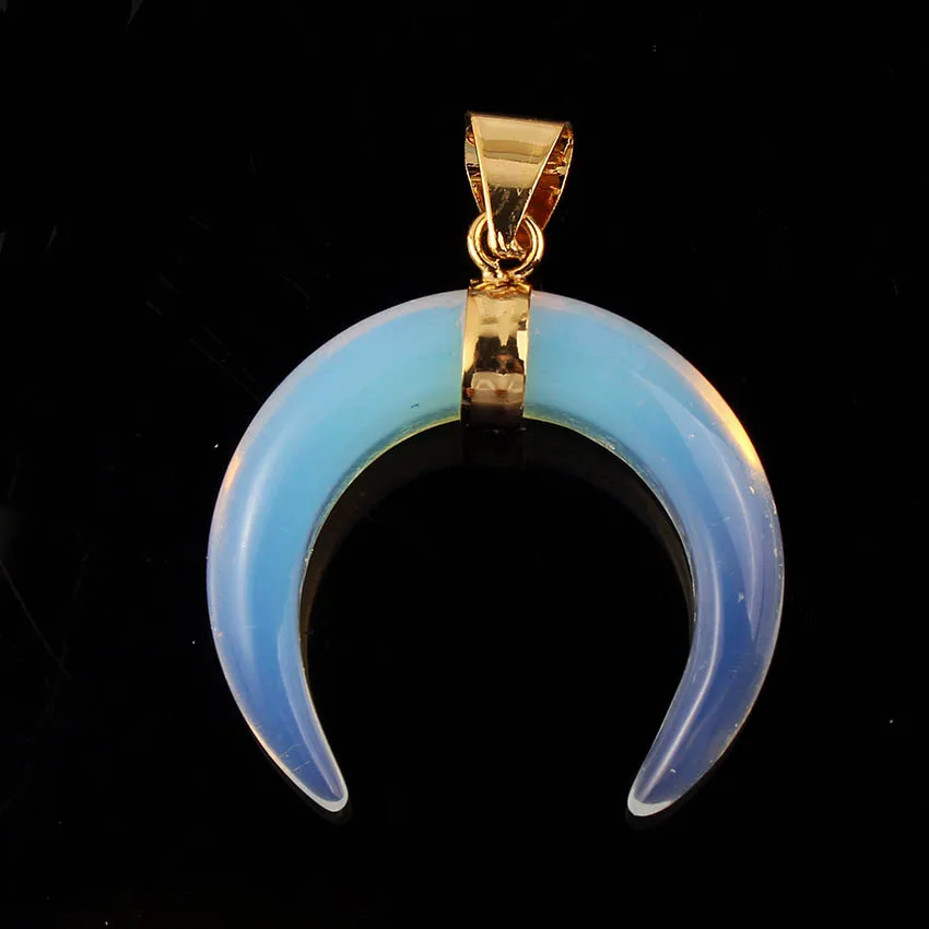Trendy-beads Unique Design Light Yellow Gold Color Opalite Opal Crescent Moon Pendant Charm Stone Jewelry
Trendy-beads Unique Design Light Yellow Gold Color Opalite Opal Crescent Moon Pendant Charm Stone Jewelry