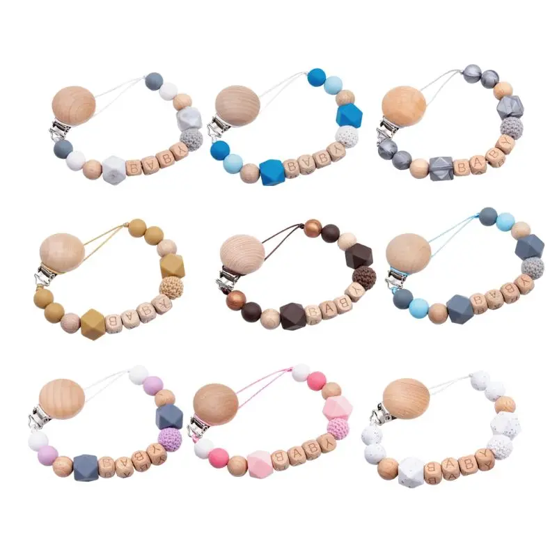 Handmade Silicone Pacifier Chains Safe Teething Chain Baby Teether Eco-friendly Pacifier Clips Holder Chain
Handmade Silicone Pacifier Chains Safe Teething Chain Baby Teether Eco-friendly Pacifier Clips Holder Chain