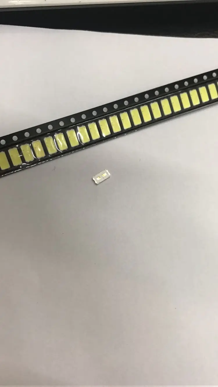 500 шт. для LG SMD LED 6030 6 в 1 Вт холодный белый телевизора подсветка Светодиодные