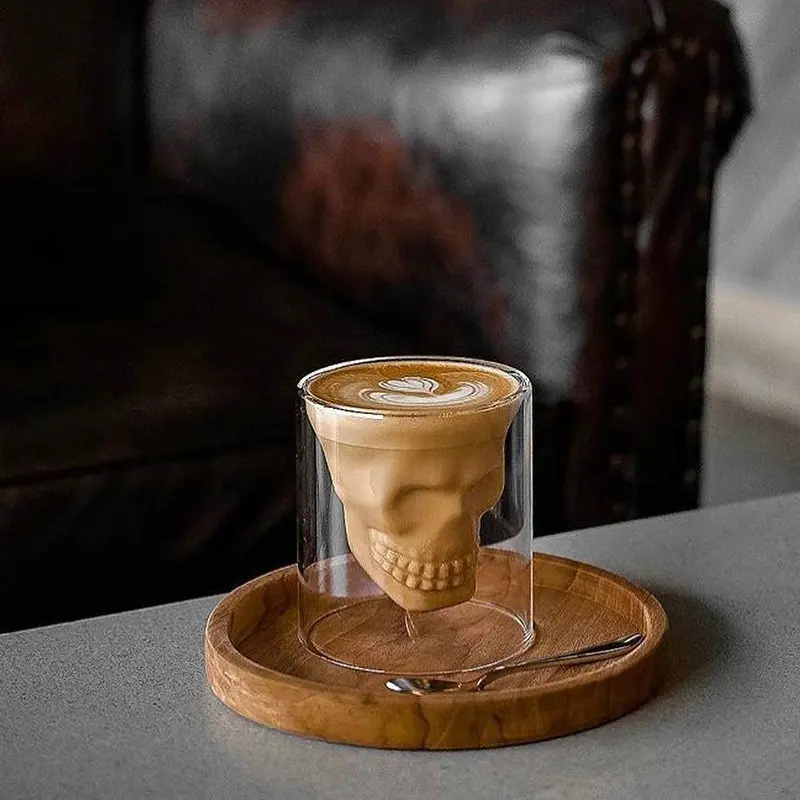 Skull Wine Glass Mug Latte Coffee Whiskey Transparent Glass Cup Vodka Drinking Bar Club Wine Glass
Skull Wine Glass Mug Latte Coffee Whiskey Transparent Glass Cup Vodka Drinking Bar Club Wine Glass