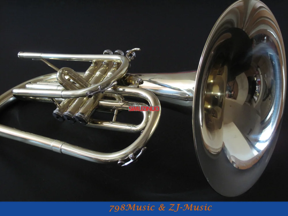 Золотистый лакированный дорожный Mellophone F Keys horn монельные клапаны с фотографией
Золотистый лакированный дорожный Mellophone F Keys horn монельные клапаны с фотографией