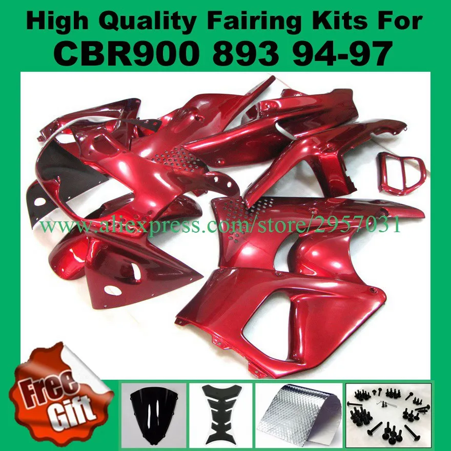 Free screws+gifts All Red I325 fairings for Honda CBR900RR 893 92 93 94 95 fairing kit CBR 893RR 1992 1993 1994 1995
Free screws+gifts All Red I325 fairings for Honda CBR900RR 893 92 93 94 95 fairing kit CBR 893RR 1992 1993 1994 1995