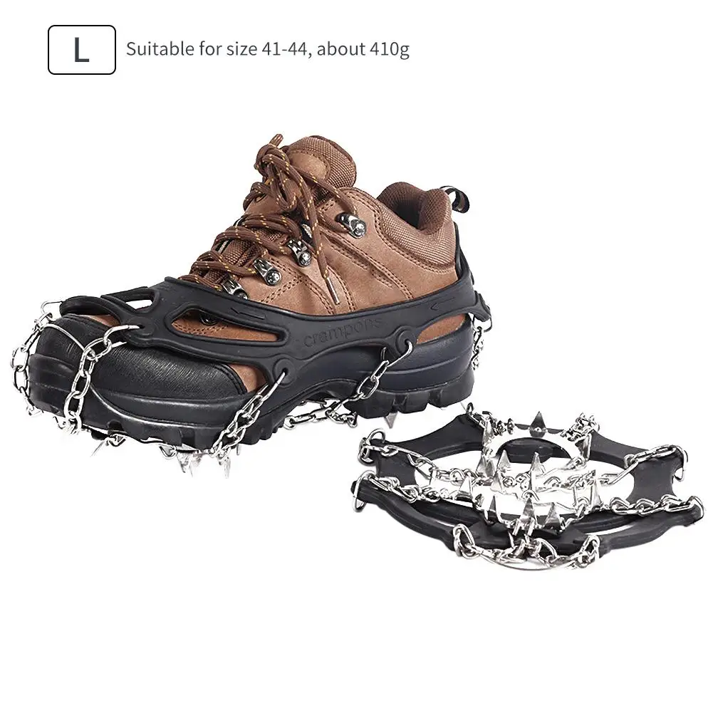 Rubber Shoe Cover with 19 - Toothed Crampons Outdoor Ice Snow Antiskid Shoe Cover with Strong Toughness And Strength
Rubber Shoe Cover with 19 - Toothed Crampons Outdoor Ice Snow Antiskid Shoe Cover with Strong Toughness And Strength