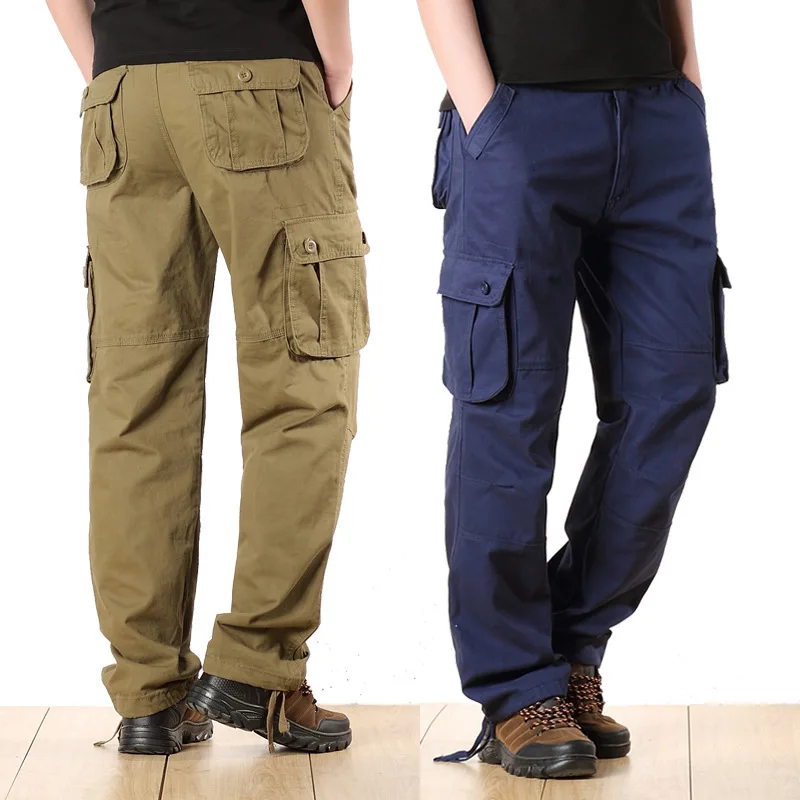 Plus Size Mens Straight Multi Pocket Cargo Pants Cotton Wearproof Loose Overalls Outdoor Hiking Camping Hunting Military Trouser
Plus Size Mens Straight Multi Pocket Cargo Pants Cotton Wearproof Loose Overalls Outdoor Hiking Camping Hunting Military Trouser