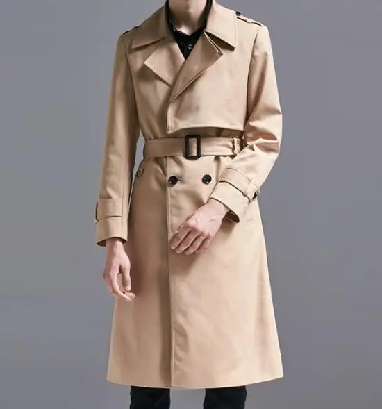 S-6XL HOT / Spring Men's New Fashion Customized personality Slim-fit double-breasted casual handsome large size long coat
S-6XL HOT / Spring Men's New Fashion Customized personality Slim-fit double-breasted casual handsome large size long coat