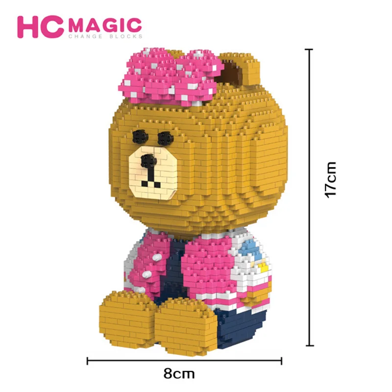 HC Mini Diamond Building Blocks Bricks Anime Cartoon Earphone Bear Brown Choco Puzzle Magic Blocks Educational Toy for Children
HC Mini Diamond Building Blocks Bricks Anime Cartoon Earphone Bear Brown Choco Puzzle Magic Blocks Educational Toy for Children