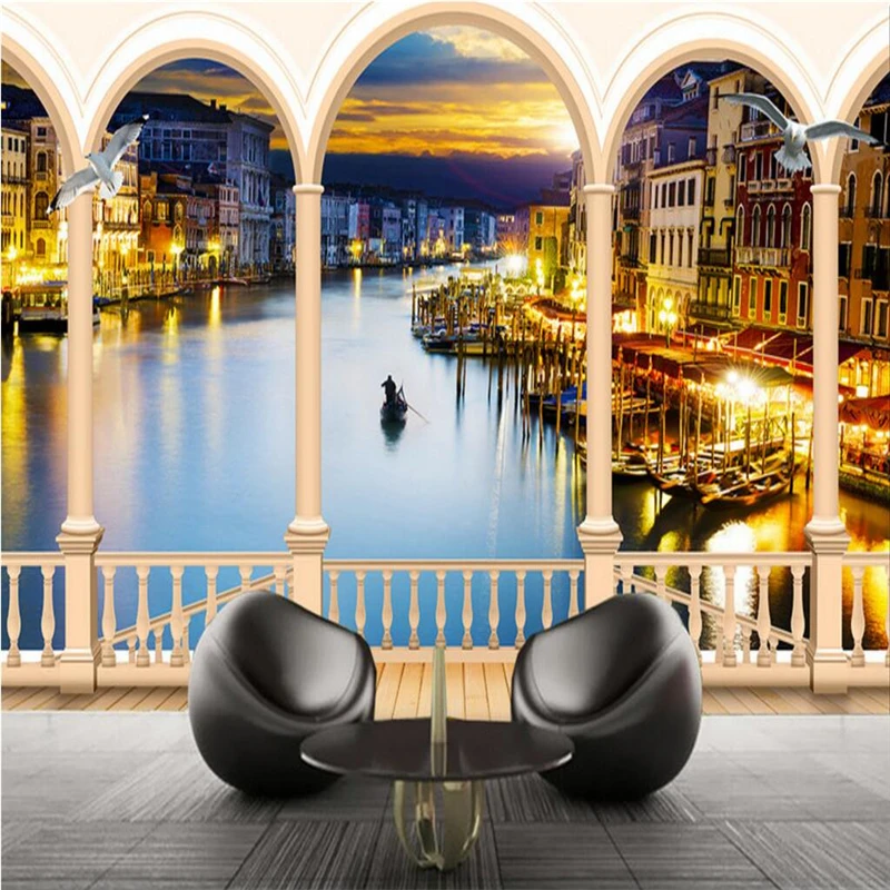 beibehang Wallpaper Mural Wallpaper Venetian Mediterranean 3D 3D Super HD TV Backdrop Wall papel de parede 3d wallpaper
beibehang Wallpaper Mural Wallpaper Venetian Mediterranean 3D 3D Super HD TV Backdrop Wall papel de parede 3d wallpaper
