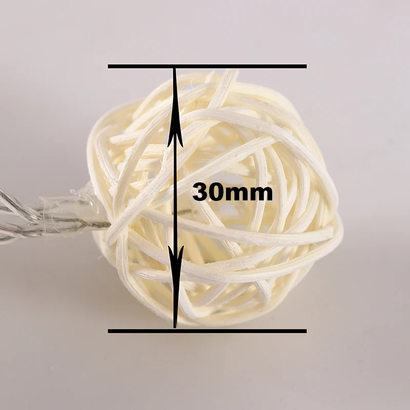 10M 100 Rattan Ball Light LED String Christmas Garland Wedding Room Fairy Lights Decoration For Holiday Party Lighting Chain
10M 100 Rattan Ball Light LED String Christmas Garland Wedding Room Fairy Lights Decoration For Holiday Party Lighting Chain