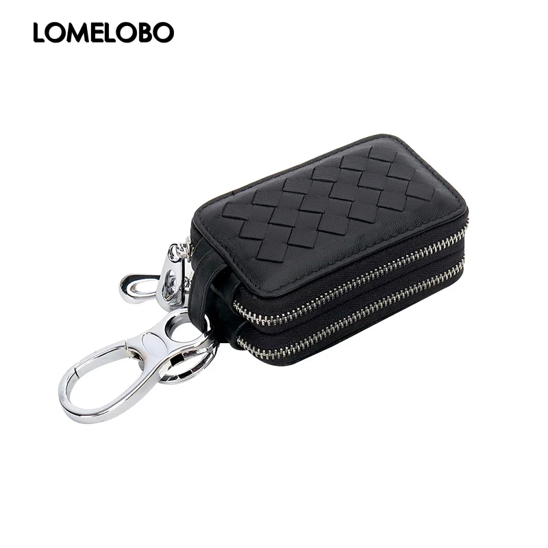 Lomelobo New Luxury Genuine sheepskin Leather Man Car Key Wallets Knitting keys holders Fashion Woman Housekeeper Holder HCL5027
Lomelobo New Luxury Genuine sheepskin Leather Man Car Key Wallets Knitting keys holders Fashion Woman Housekeeper Holder HCL5027