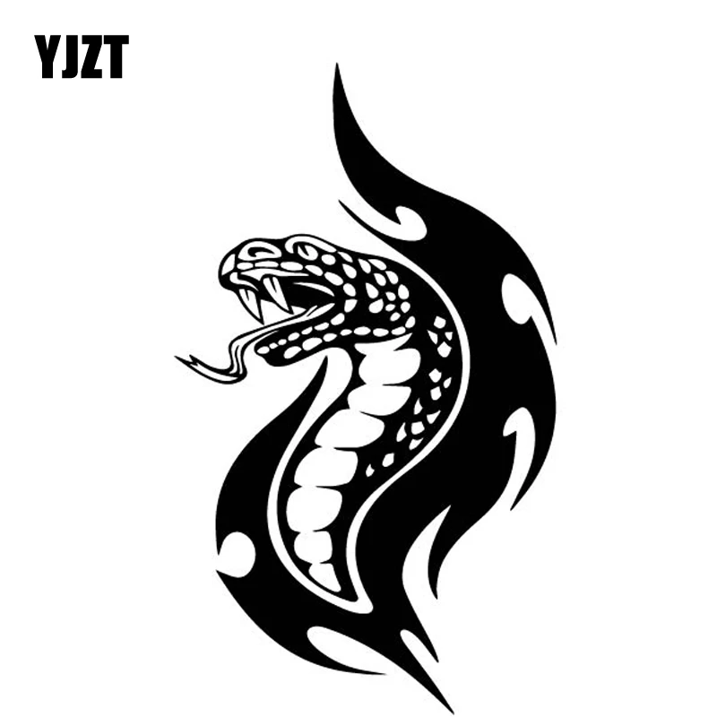 YJZT 10CM*16.9CM Fashion Snake Flame Car Sticker Decorate Body Of Car Vinyl Decal Black/Silver C4-1547
YJZT 10CM*16.9CM Fashion Snake Flame Car Sticker Decorate Body Of Car Vinyl Decal Black/Silver C4-1547