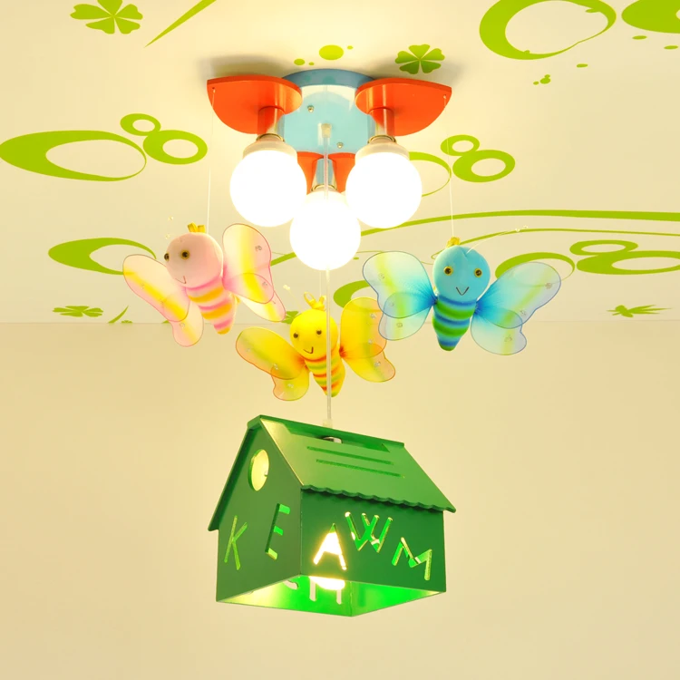 Современные детские люстры в маленьком доме светодиодные лампы для учебы