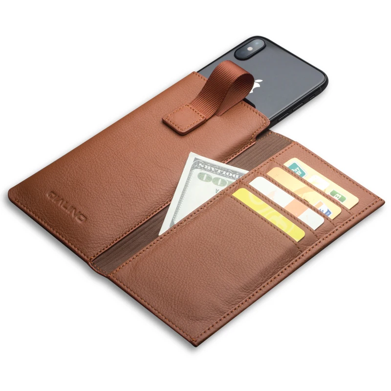 QIALINO Genuine Leather Bag Case for iPhone X Wallet Pouch Card Slot Luxury Phone Cover for iPhone X for 5.8 inch
QIALINO Genuine Leather Bag Case for iPhone X Wallet Pouch Card Slot Luxury Phone Cover for iPhone X for 5.8 inch