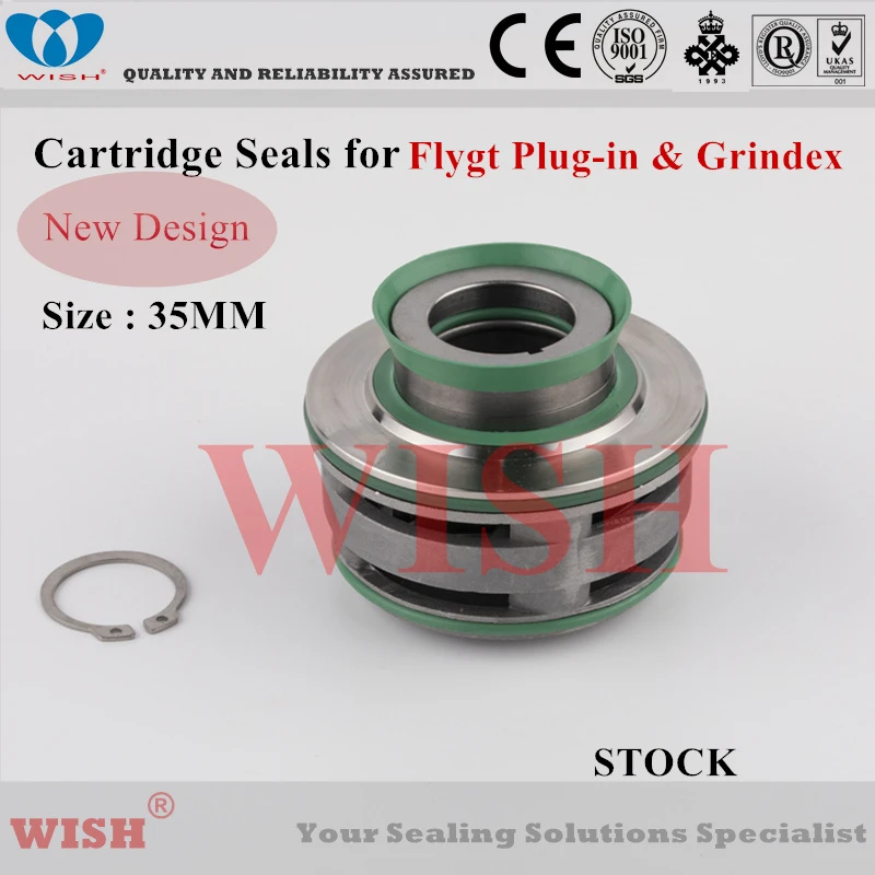 35mm New plug in cartridge seal /Flygt and Grindex pump mechanical seal 2670, 3153, 5100.210, 5100.211, 5100.220 & 5100.221
35mm New plug in cartridge seal /Flygt and Grindex pump mechanical seal 2670, 3153, 5100.210, 5100.211, 5100.220 & 5100.221