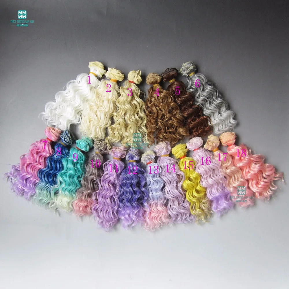 Doll accessories wig like wool rolls hair For dolls 1/3 1/4 1/6 BJD/SD DIY things for dolls
Doll accessories wig like wool rolls hair For dolls 1/3 1/4 1/6 BJD/SD DIY things for dolls