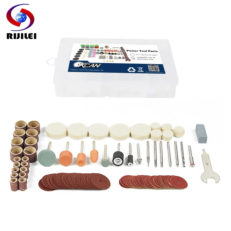 RIJILEI 105Pcs BIT SET SUIT MINI DRILL ROTARY TOOL & FIT DREMEL Grinding,Carving,Polishing tool sets,grinder head Abrasive Disc
RIJILEI 105Pcs BIT SET SUIT MINI DRILL ROTARY TOOL & FIT DREMEL Grinding,Carving,Polishing tool sets,grinder head Abrasive Disc