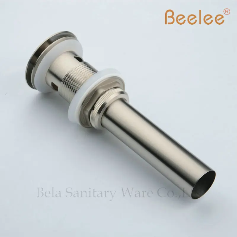Beelee BL8101N Бесплатная доставка никель матовая медь Выдвижная сливная раковина с