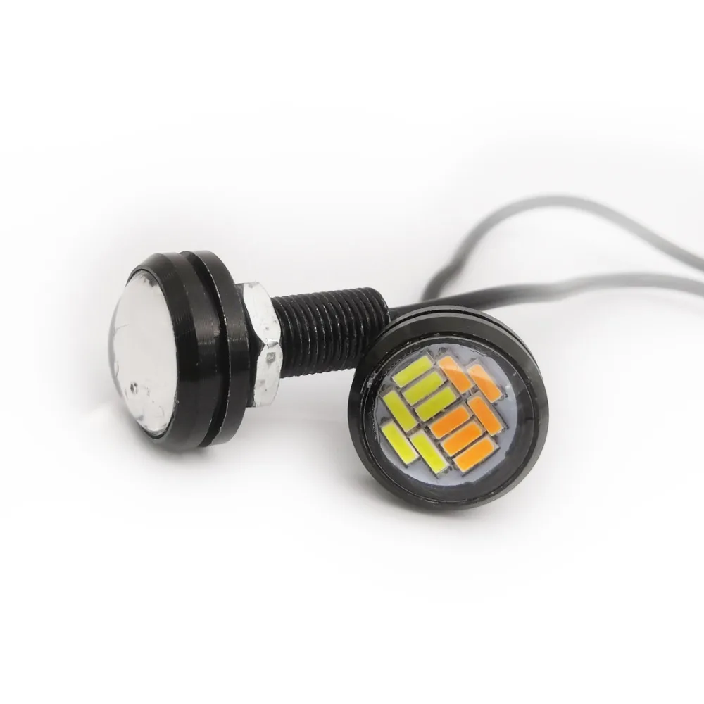 2 шт. * 4014 12smd Серебряный двухцветный белый/Янтарный Желтый переключатель DRL орлиный глаз дневные Противотуманные фары для автомобиля Беспла...
2 шт. * 4014 12smd Серебряный двухцветный белый/Янтарный Желтый переключатель DRL орлиный глаз дневные Противотуманные фары для автомобиля Беспла...