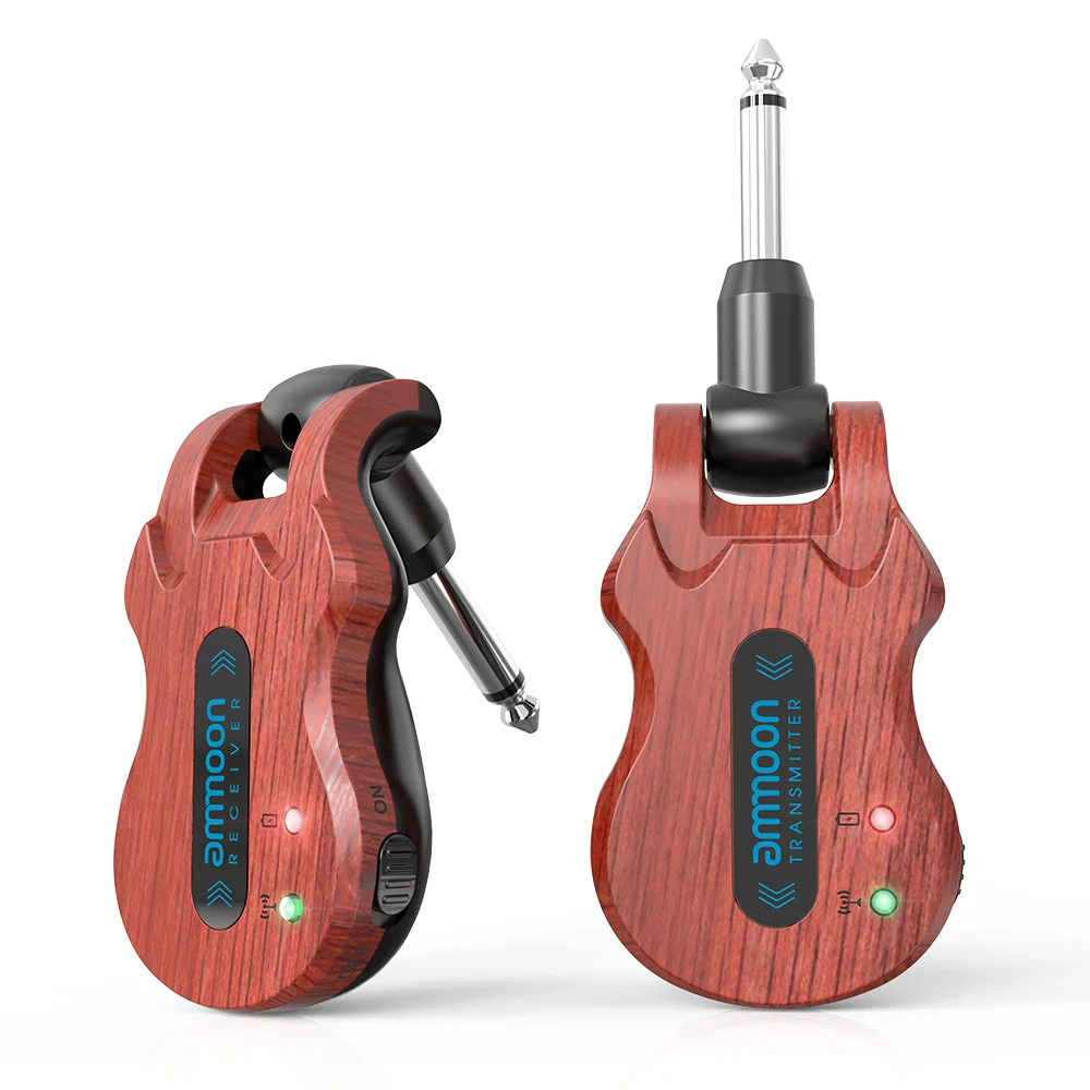 ammoon Wireless Guitar System Audio Digital Guitar Transmitter Receiver Rechargeable Battery 100 Feet Transmission Range
ammoon Wireless Guitar System Audio Digital Guitar Transmitter Receiver Rechargeable Battery 100 Feet Transmission Range