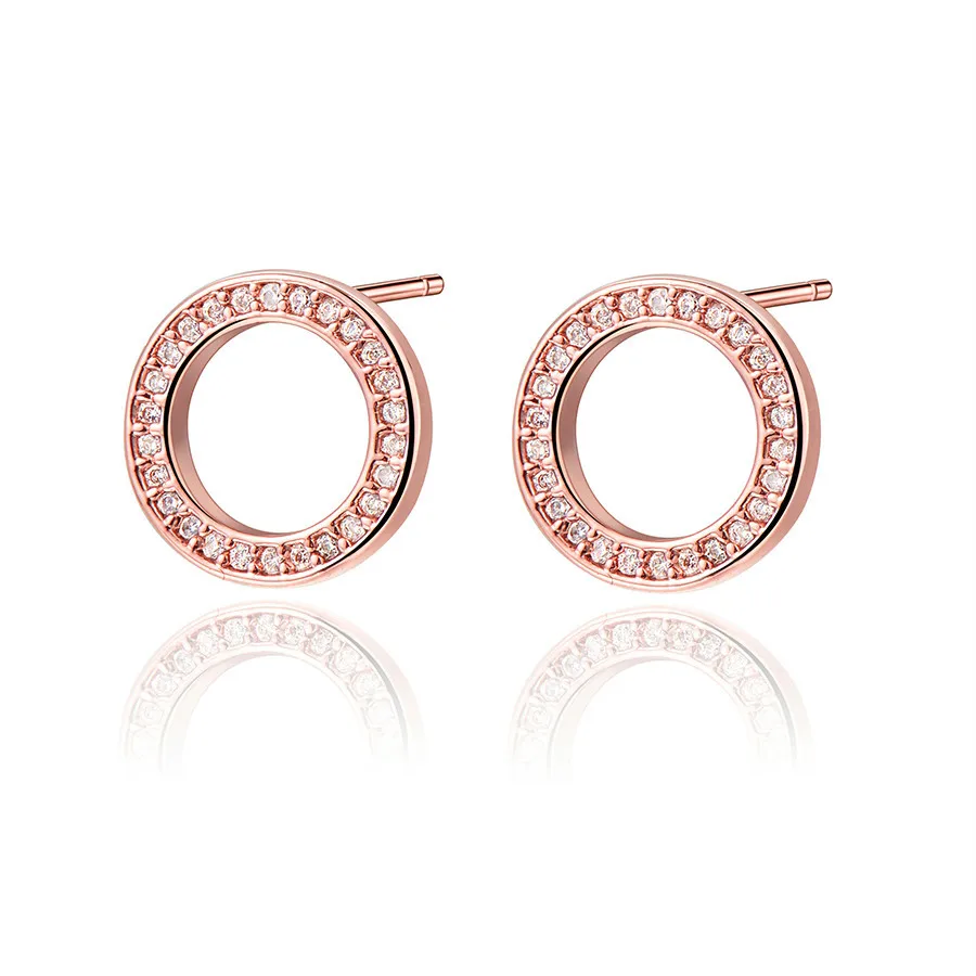 jingyang Summer Stud Earrings For Women Lucky Round Word Jewelry Female Crystal Rose Gold Minimalist Girl Fasion Jewellery
jingyang Summer Stud Earrings For Women Lucky Round Word Jewelry Female Crystal Rose Gold Minimalist Girl Fasion Jewellery