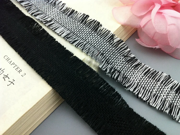 5 yard 2.5cm 0.98" wide black/gray tassel fringe tapes lace trim ribbon ML103P761
5 yard 2.5cm 0.98" wide black/gray tassel fringe tapes lace trim ribbon ML103P761