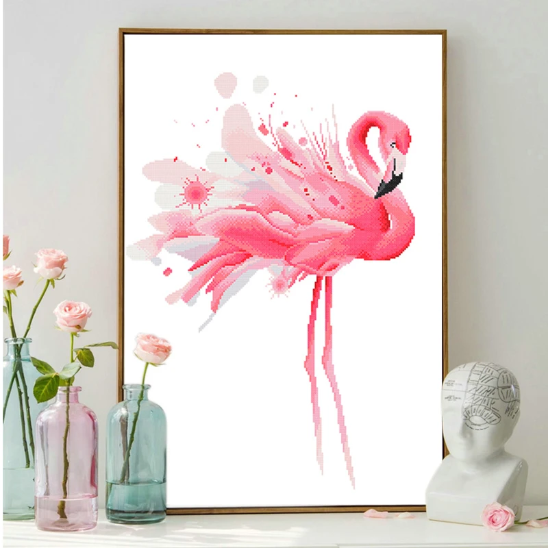 Needlework,DIY cross stitch,Set For embroidery kit,dream flamingo bird print pattern cross-stitch wedding gift home decor
Needlework,DIY cross stitch,Set For embroidery kit,dream flamingo bird print pattern cross-stitch wedding gift home decor